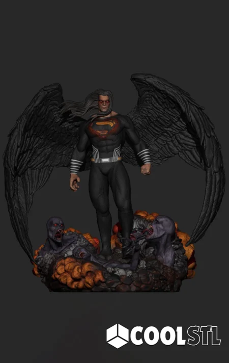 Superman Evil STL – 3D Printable