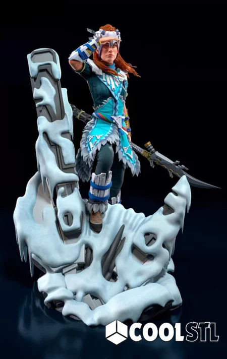 Aloy STL – 3D Printable Horizon Zero Dawn Figure