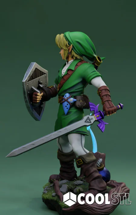 Adult Link STL – 3D Printable Legend of Zelda Hero Figure