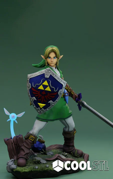 Adult Link STL – 3D Printable Legend of Zelda Hero Figure