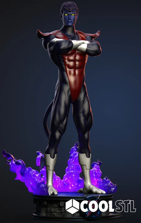 Nightcrawler STL – 3D Printable X-Men Figure