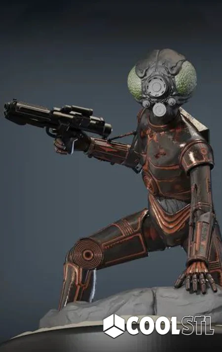 4-LOM Droid Bounty Hunter STL – 3D Printable
