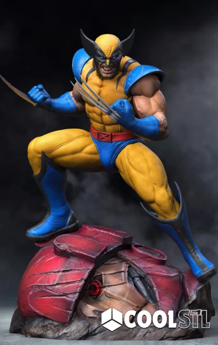 Wolverine STL – 3D Printable Marvel X-Men Figure