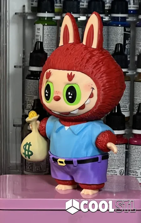 Labubu x Mr. Krabs STL – 3D Printable