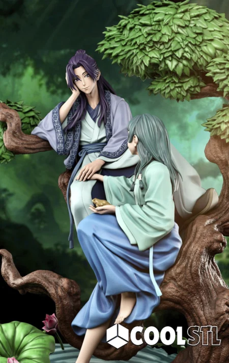 Jinshi and MaoMao STL File- 3D Printable (Digital Download)