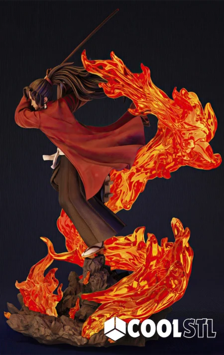 Yoriichi Tsugikuni Diorama STL File- 3D Printable (Digital Download)