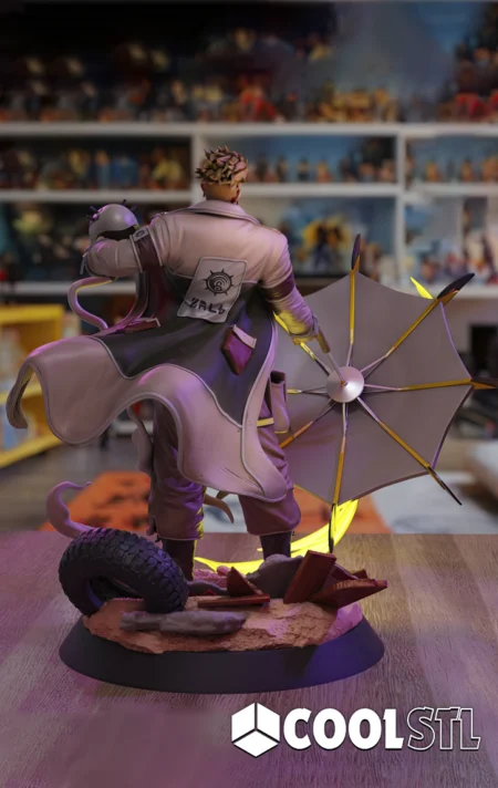 Enjin from Gachiakuta STL File- 3D Printable (Digital Download)