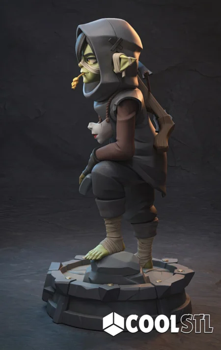 Nott Revvetha from Mighty Nein STL File- 3D Printable (Digital Download)