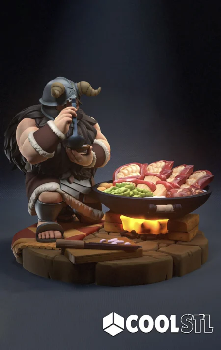 Senshi Delicious in Dungeon STL File- 3D Printable (Digital Download)