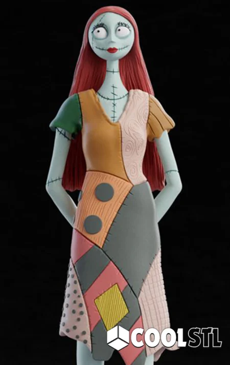 Sally Nightmare Before Christmas STL File- 3D Printable