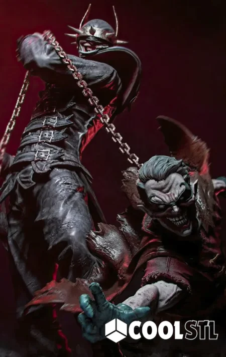 Batman Who Laughs STL File- 3D Printable (Digital Download)