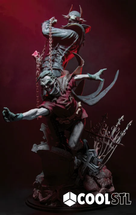 Batman Who Laughs STL File- 3D Printable (Digital Download)