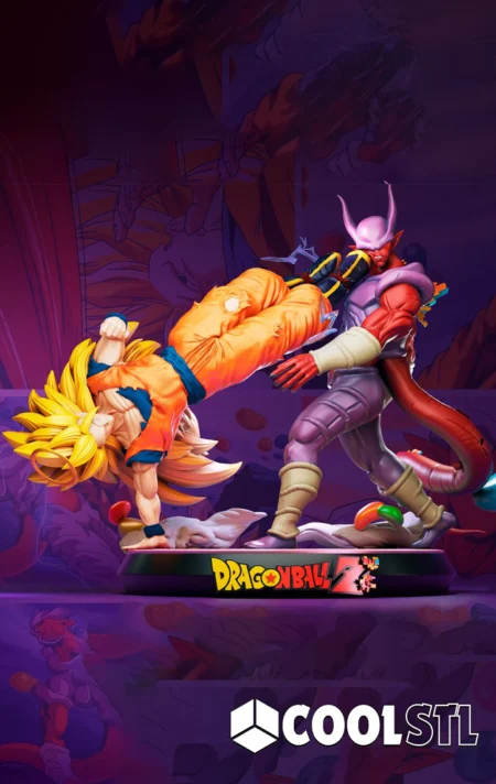 Janemba vs Goku STL File- 3D Printable (Digital Download)