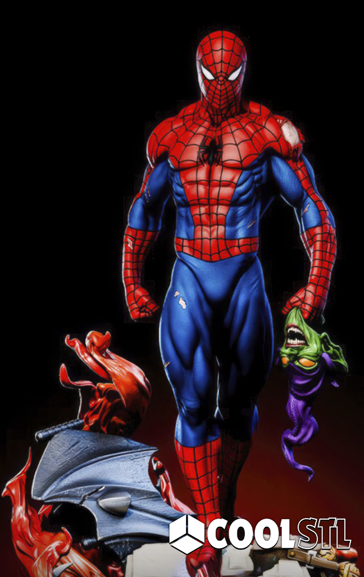 Spider-Man Standar STL File- 3D Printable (Digital Download)