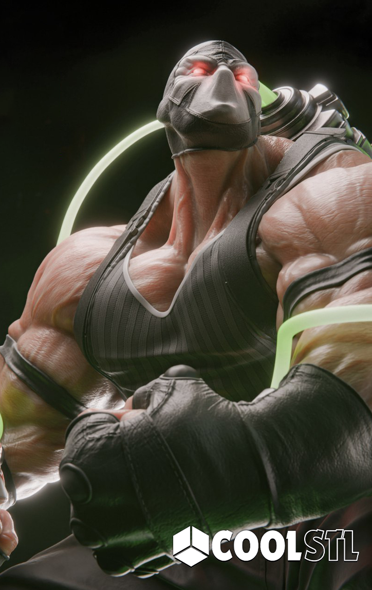 Bane STL File- 3D Printable (Digital Download)