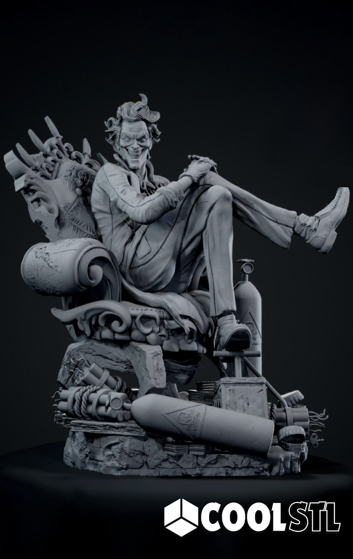 The Laughing Joke on Sofa STL File- 3D Printable (Digital Download)