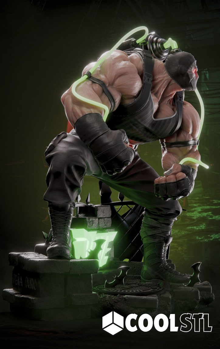 Bane STL File- 3D Printable (Digital Download)