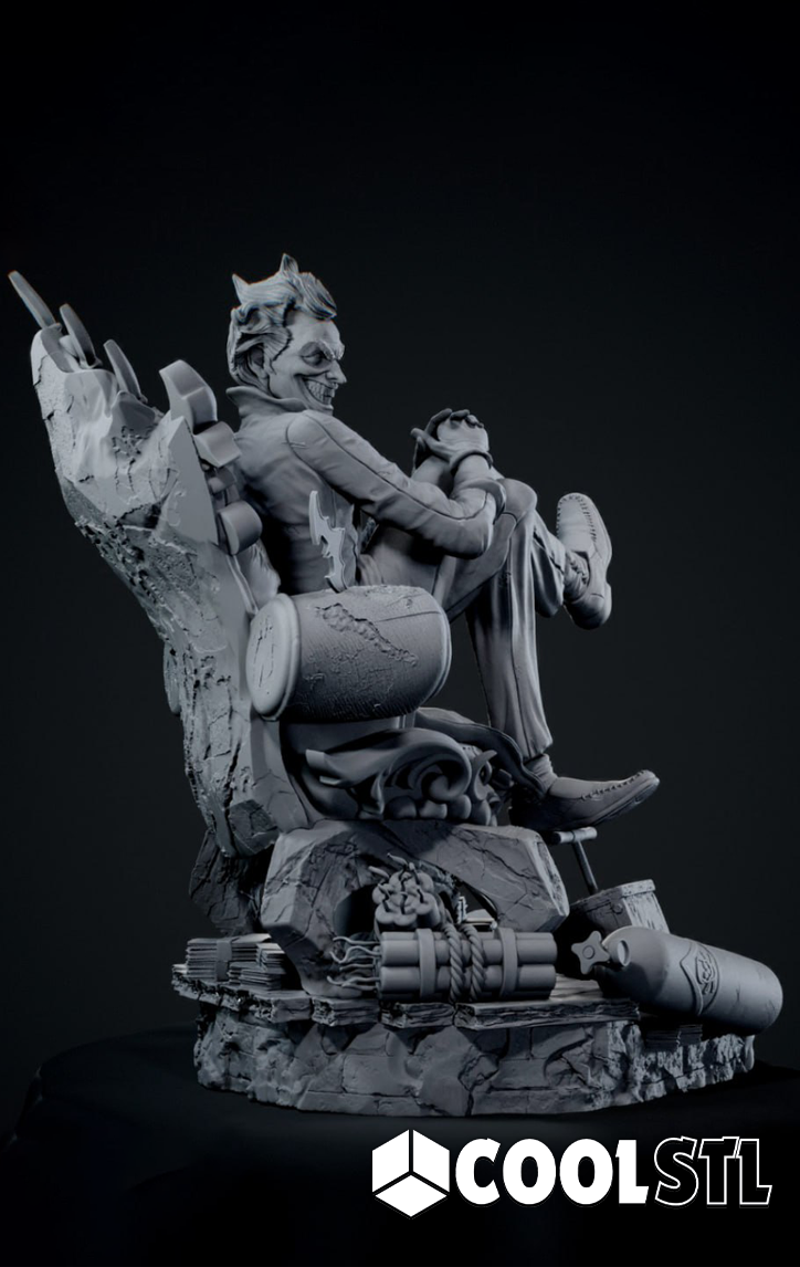 The Laughing Joke on Sofa STL File- 3D Printable (Digital Download)