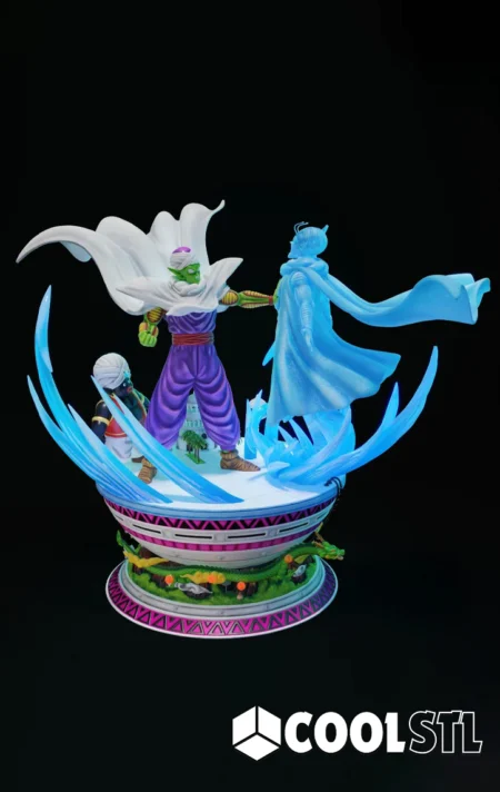 Piccolo Kamisama Mr Popo Diorama STL File- 3D Printable