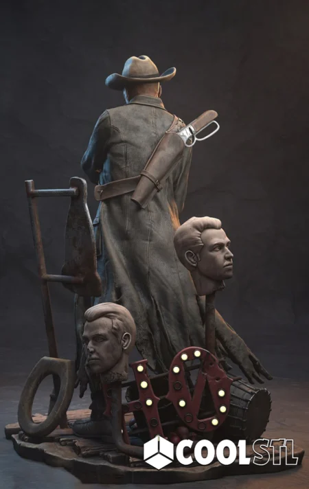 The Ghoul Fallout Series STL File- 3D Printable (Digital Download)