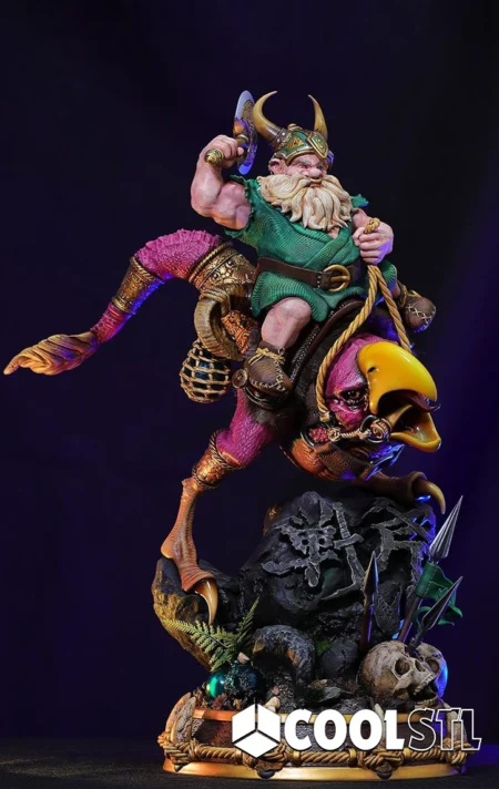 Golden Axe Fanart STL File- 3D Printable (Digital Download)