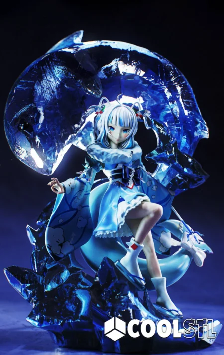 Gawr Gura STL File- 3D Printable (Digital Download)