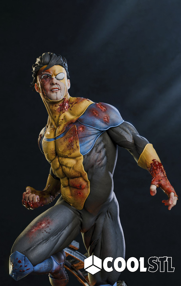 Invincible Injury Blood STL File- 3D Printable (Digital Download)
