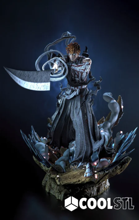 Ichigo Kurosaki Bleach STL File- 3D Printable (Digital Download)