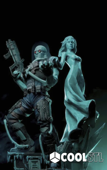 Mr Freeze STL File- 3D Printable (Digital Download)