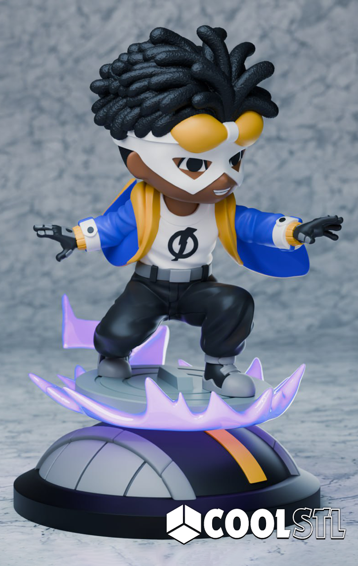 Static Shock STL File- 3D Printable (Digital Download)