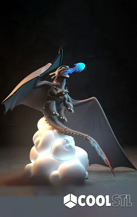 toothless STL File- 3D Printable (Digital Download)