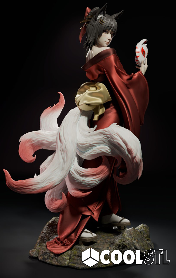 Amaterasu STL File- 3D Printable (Digital Download)