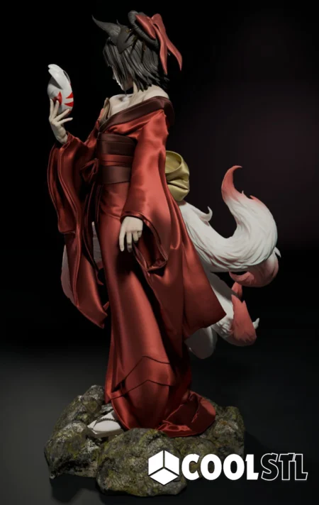 Amaterasu STL File- 3D Printable (Digital Download)