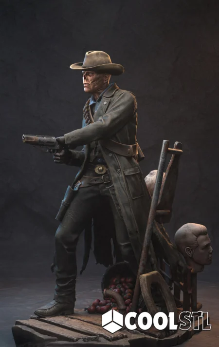 The Ghoul Fallout Series STL File- 3D Printable (Digital Download)