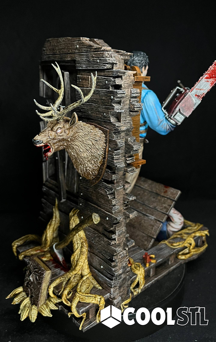 Ash Williams Evil Dead 2 STL File- 3D Printable