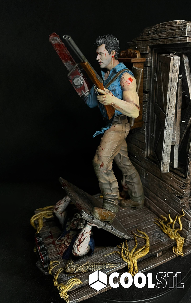 Ash Williams Evil Dead 2 STL File- 3D Printable