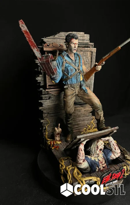 Ash Williams Evil Dead 2 STL File- 3D Printable