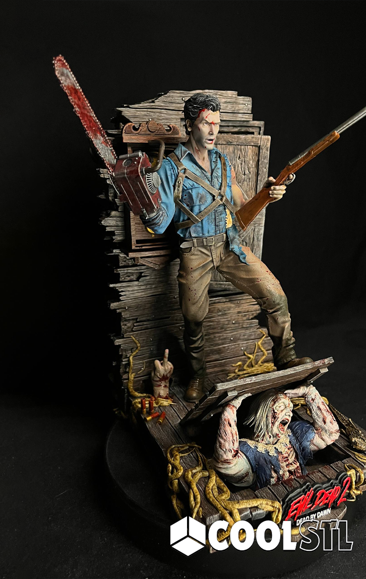 Ash Williams Evil Dead 2 STL File- 3D Printable