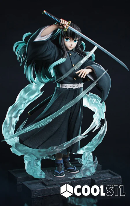 Muichiro Tokito 220mm STL File- 3D Printable (Digital Download)