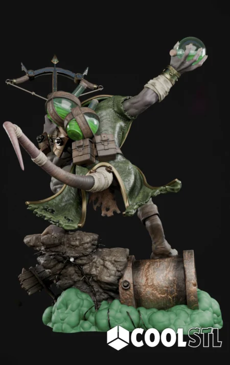 Twitch LOL The Plague Rat STL File- 3D Printable