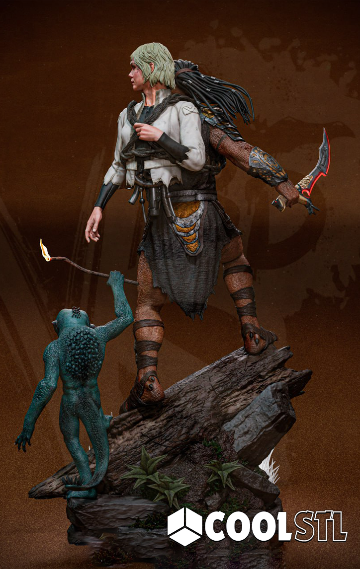 Deck and Thia Predator Badlands STL File- 3D Printable