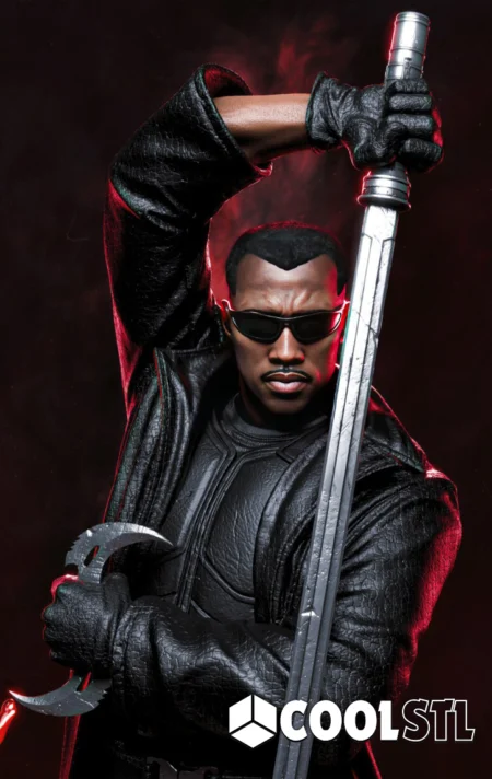 Blade Red Flame STL File- 3D Printable (Digital Download)