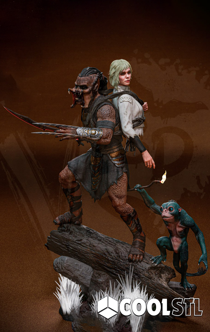 Deck and Thia Predator Badlands STL File- 3D Printable