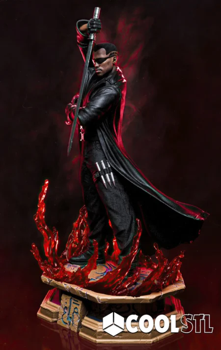 Blade Red Flame STL File- 3D Printable (Digital Download)