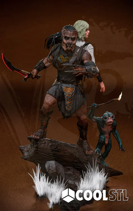 Deck and Thia Predator Badlands STL File- 3D Printable