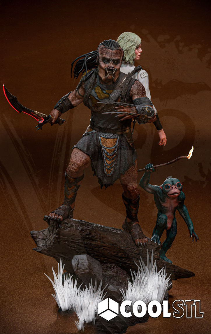 Deck and Thia Predator Badlands STL File- 3D Printable