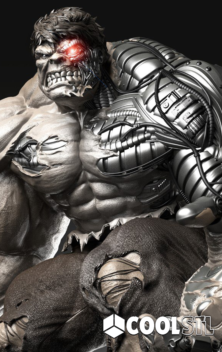 Cyborg Hulk STL File- 3D Printable (Digital Download)