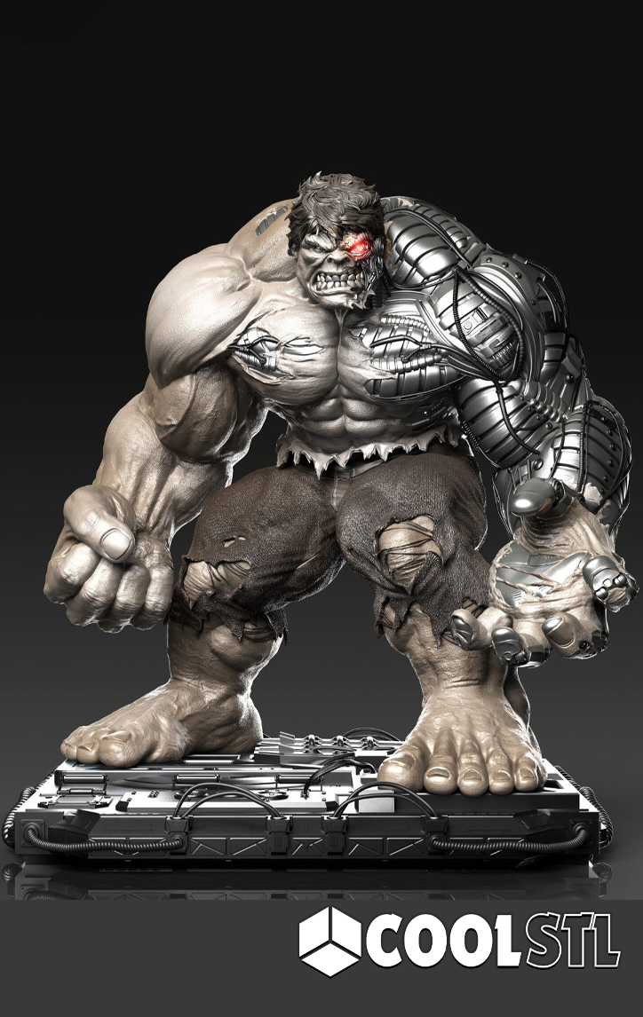 Cyborg Hulk STL File- 3D Printable (Digital Download)
