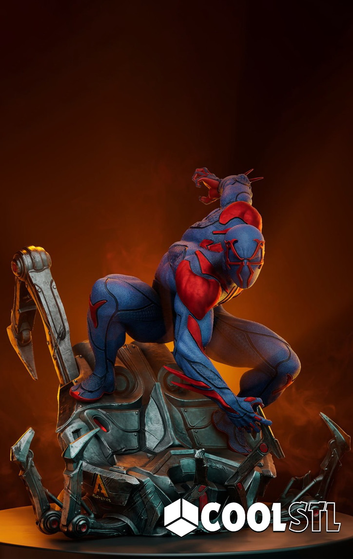 Spiderman 2099 STL File- 3D Printable (Digital Download)