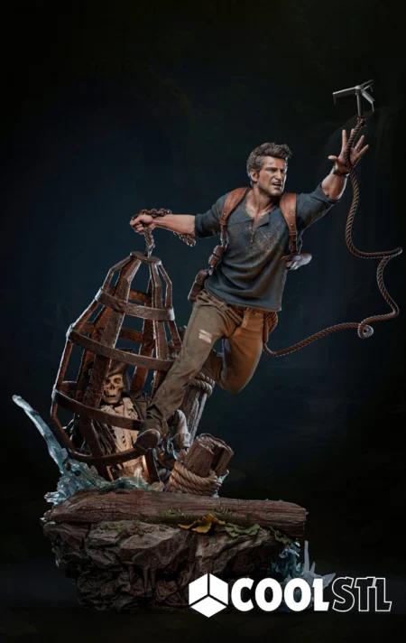 Nathan Drake STL File- 3D Printable (Digital Download)